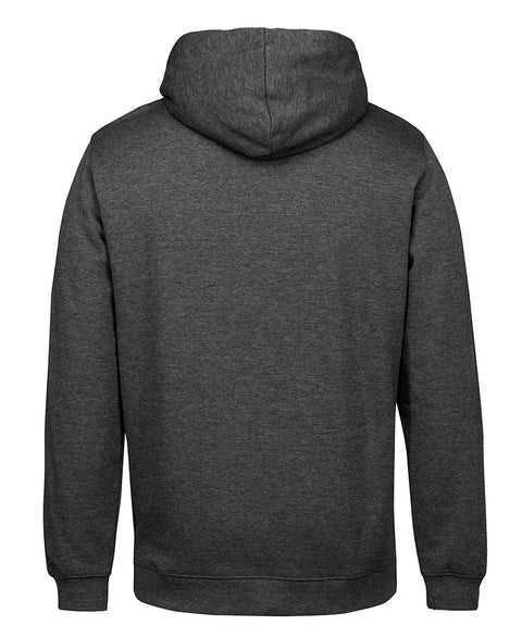 Netball Umpire Fleece Hoodie "Graphite Marle" -  Back View