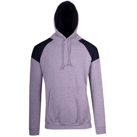 Mens Shoulder Contrast Zip Hoodie