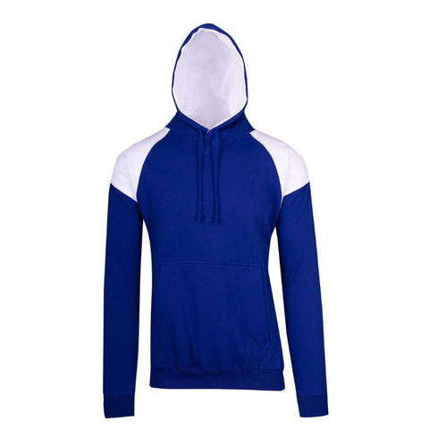 Mens Shoulder Contrast Zip Hoodie