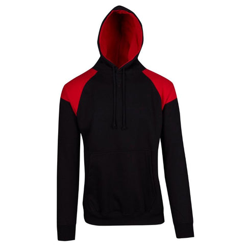 Mens Shoulder Contrast Zip Hoodie