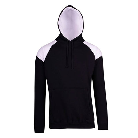 Mens Shoulder Contrast Zip Hoodie