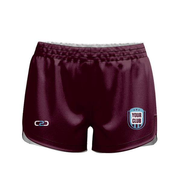 Custom Mythic Ladies Shorts 7.5CM Front View