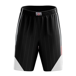 Silver Collection Basketball Shorts Black