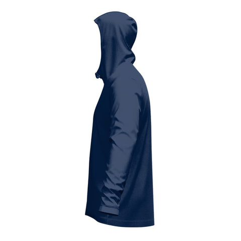 Glide Tech Zip Hoodie Navy Side View