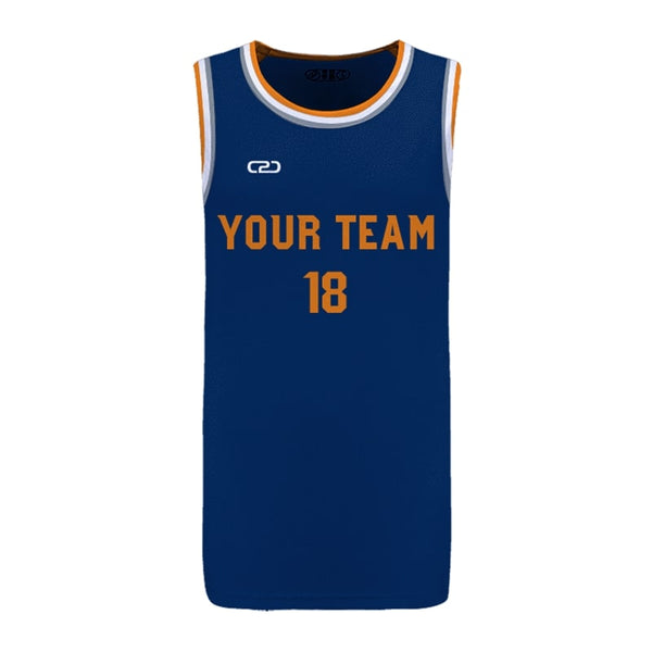 Custom SUNS Icon HP Split Basketball Singlet Front View